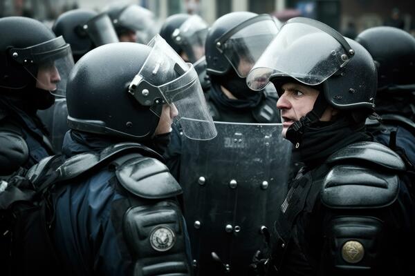 police-in-full-gear-on-the-street-police-in-helmets-helmets-and-bulletproof-vests-fight-protests-and-riots-photo